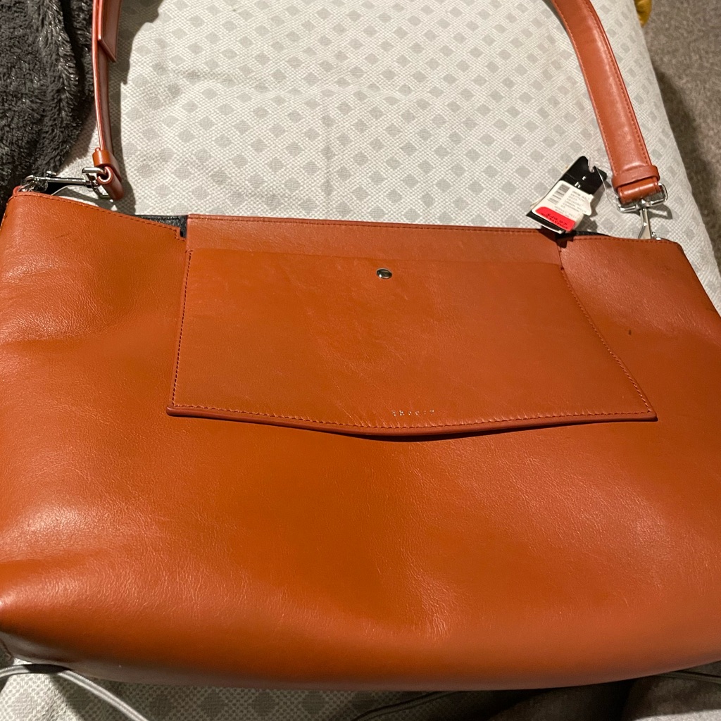 Theory Leather Brown Bag